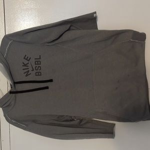 Nike Baseball 3/4 Hoodie, Men's Small, Dri Fit